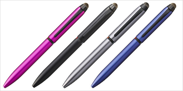三菱鉛筆 複合筆記具 ジェットストリーム スタイラス 3色ボールペン＆タッチペン